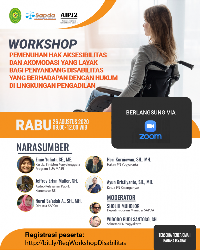 Workshop pengadilan inklusi