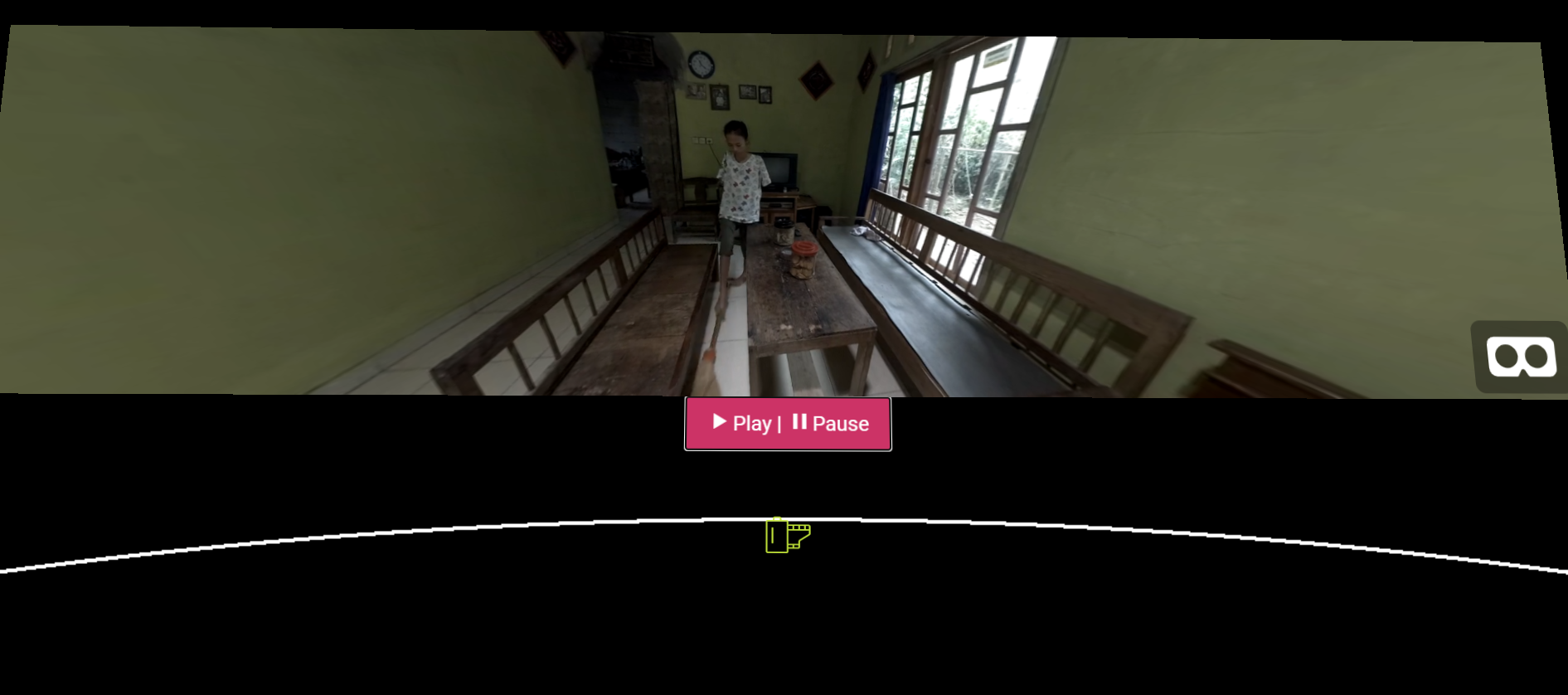 Tangkapan Layar Dokumenter Berbasis VR "Bulu Mata Kaki"