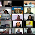 Tangkapan layar zoom webinar