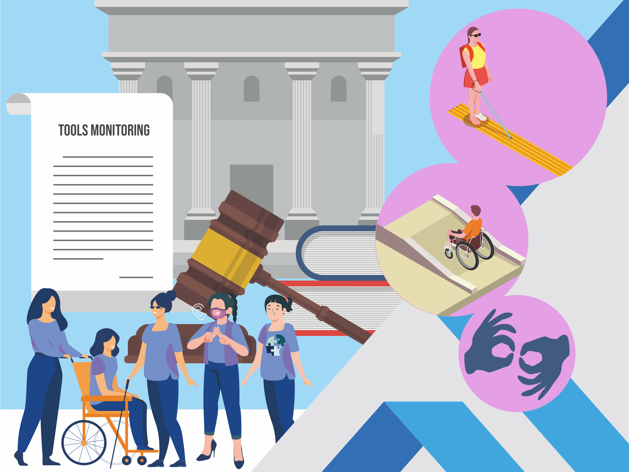 Ilustrasi Pengadilan Inklusif