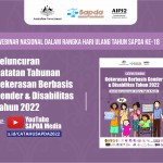 Banner peluncuran catahy KBGD 2022, berisi gambar sampul buku.